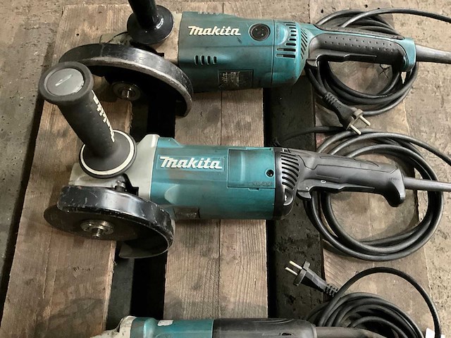 Makita haakse slijpmachine (4x) - afbeelding 8 van  9