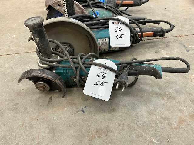 Makita haakse slijpmachine (5x) - afbeelding 2 van  5
