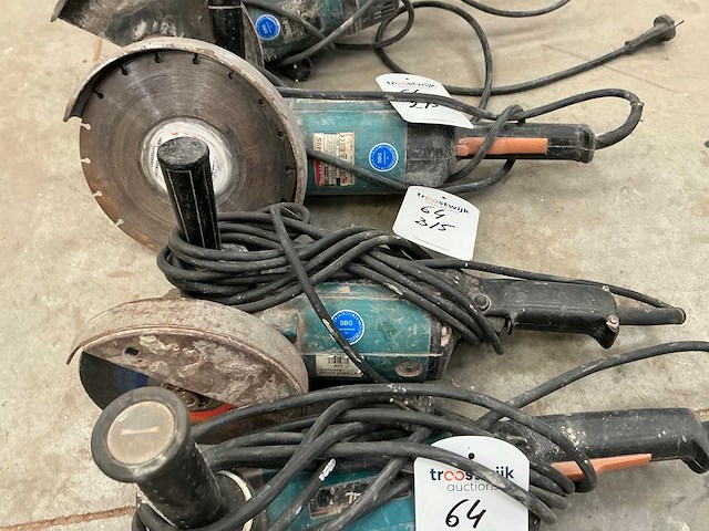 Makita haakse slijpmachine (5x) - afbeelding 4 van  5