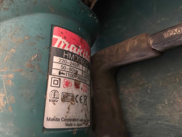 Makita hm0860c boorhamer - afbeelding 3 van  5