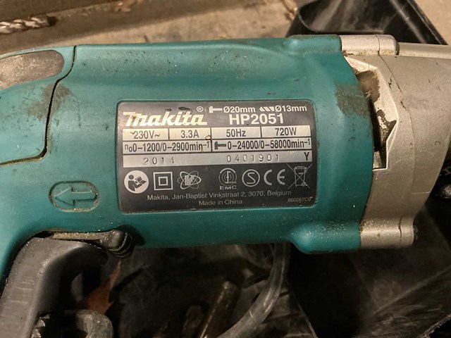 Makita hp2051 klopboormachine - afbeelding 3 van  3