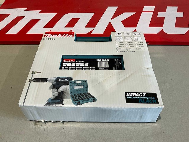 Makita impact black krachtdoppenset - afbeelding 1 van  1