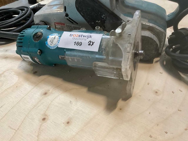 Makita kantenfrees en bandschuurmachine (2x) - afbeelding 2 van  6