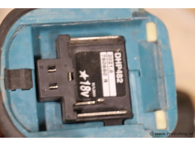 Makita klopboormachine dhp482, 18v - afbeelding 4 van  4