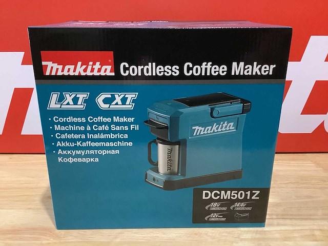 Makita koffiemachine op accu - afbeelding 10 van  15