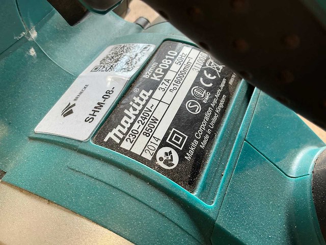 Makita kp0810 schaafmachine - afbeelding 3 van  5
