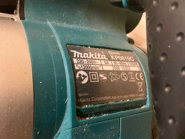 Makita kp0810c schaafmachine - afbeelding 4 van  4