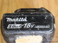 Makita lithium-ion accu 5.0ah, 18v - afbeelding 3 van  3