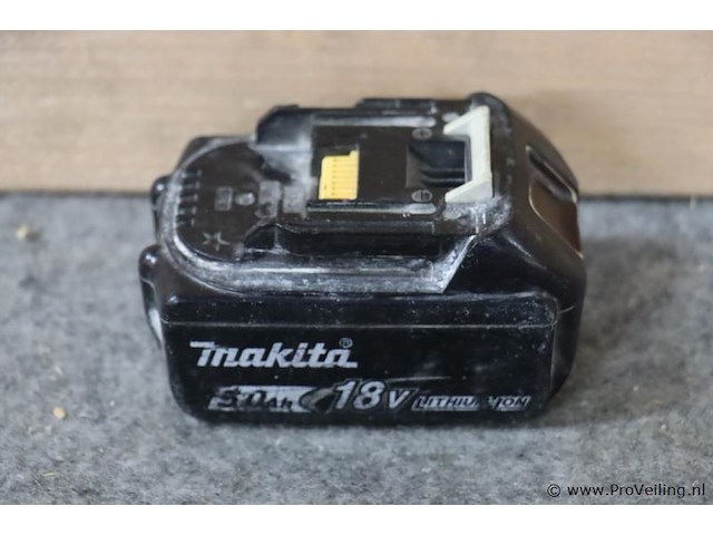 Makita lxt accu, 18v, 5.0ah - afbeelding 1 van  3