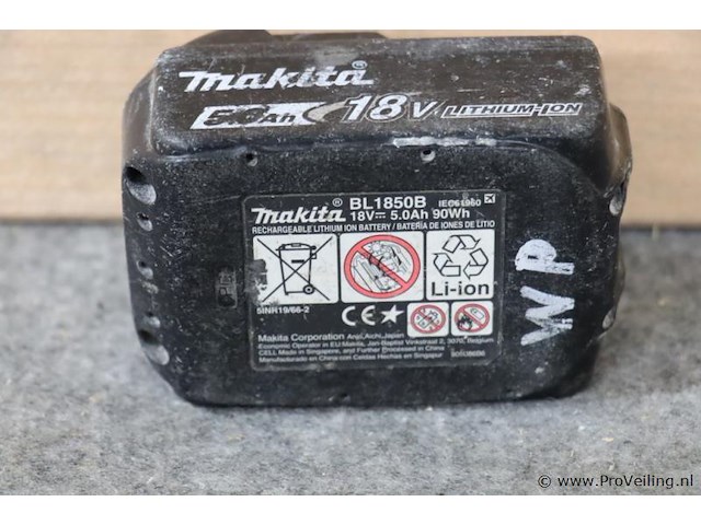 Makita lxt accu, 18v, 5.0ah - afbeelding 3 van  3