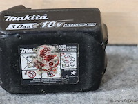 Makita lxt accu bl1830b, 18v. 3.0ah - afbeelding 3 van  3