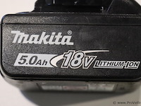 Makita lxt accu bl1850b - 5.0ah, 18v - afbeelding 2 van  3