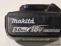 Makita lxt accu bl1850b - 5.0ah, 18v - afbeelding 2 van  3