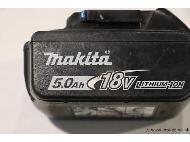 Makita lxt accu bl1850b -5.0ah, 18v - afbeelding 2 van  3