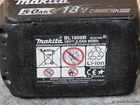 Makita lxt accu bl1850b, 18v, 5.0ah - afbeelding 3 van  3