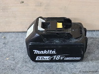 Makita lxt accu bl1850b, 18v, 5.0ah - afbeelding 1 van  3