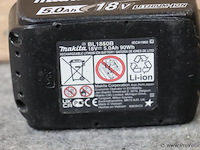 Makita lxt accu bl1850b, 18v, 5.0ah - afbeelding 3 van  3