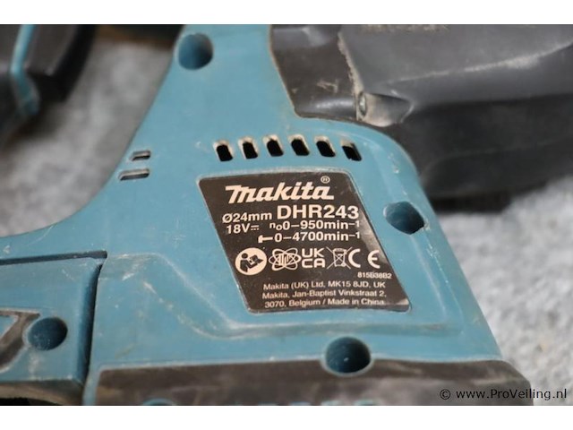 Makita lxt accu combihamer dhr243, 18v - afbeelding 4 van  6