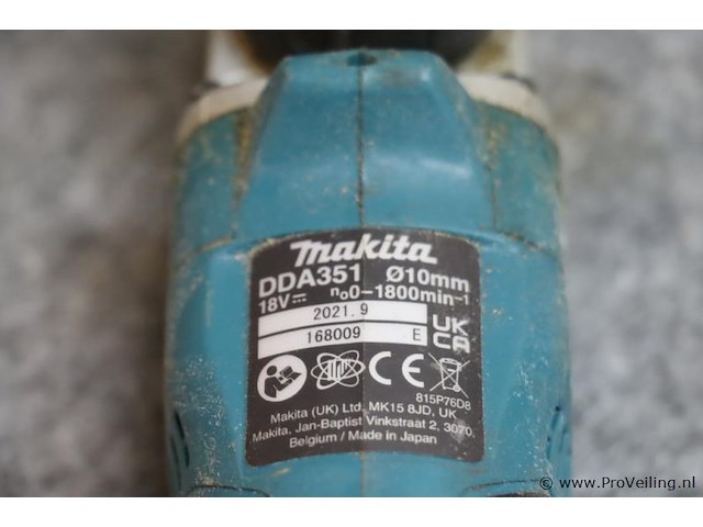 Makita lxt accu haakse boormachine dda351 - afbeelding 3 van  4