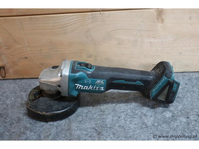 Makita lxt accu haakse slijper dga506, 18v - afbeelding 1 van  5