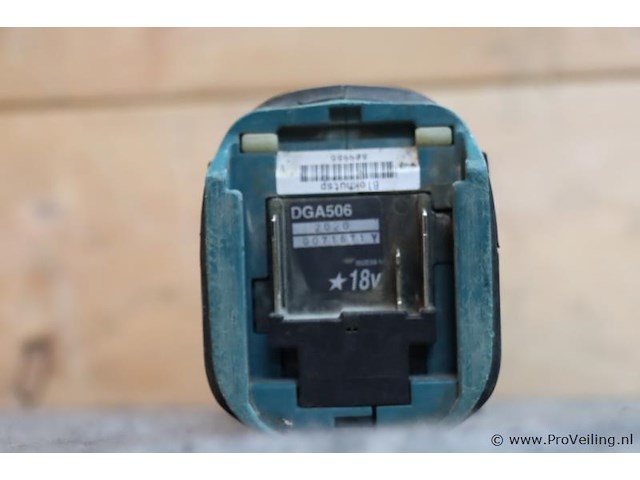 Makita lxt accu haakse slijper dga506, 18v - afbeelding 5 van  5