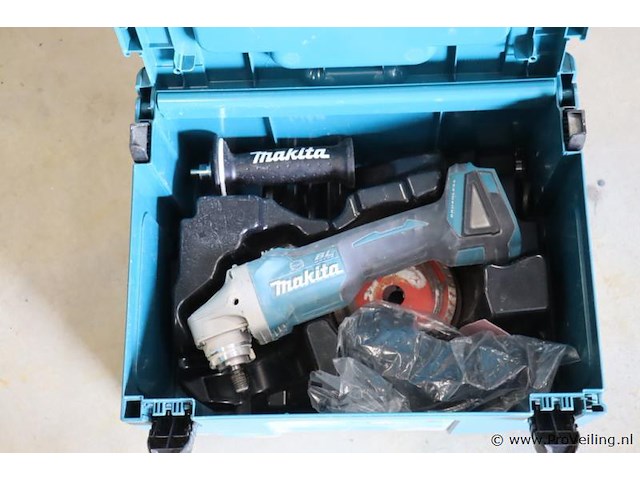 Makita lxt accu haakse slijper dga506 dga506zj - afbeelding 1 van  9