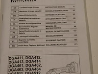 Makita lxt accu haakse slijper dga513 incl. opbergkoffer - afbeelding 5 van  13