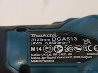 Makita lxt accu haakse slijper dga513 - afbeelding 4 van  4