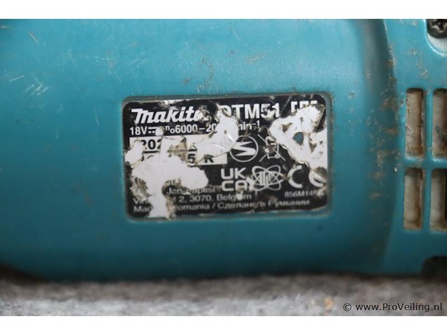 Makita lxt accu multimachine dtm51, 18v - afbeelding 3 van  3
