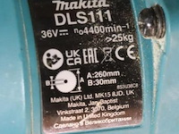 Makita lxt accu radiaal afkort- en verstekzaag dls111zu, 36v - afbeelding 3 van  11