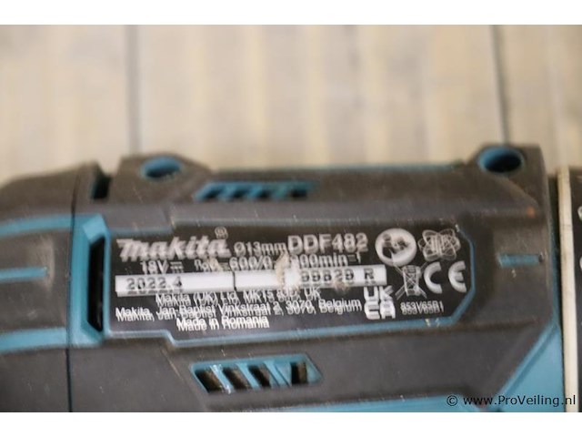 Makita lxt accu schroefboormachine ddf482, 18v - afbeelding 2 van  3