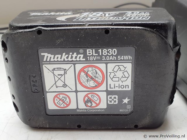 Makita lxt accubatterij bl1830 - afbeelding 3 van  5