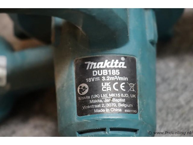 Makita lxt accublazer dub185, 18v - afbeelding 4 van  4