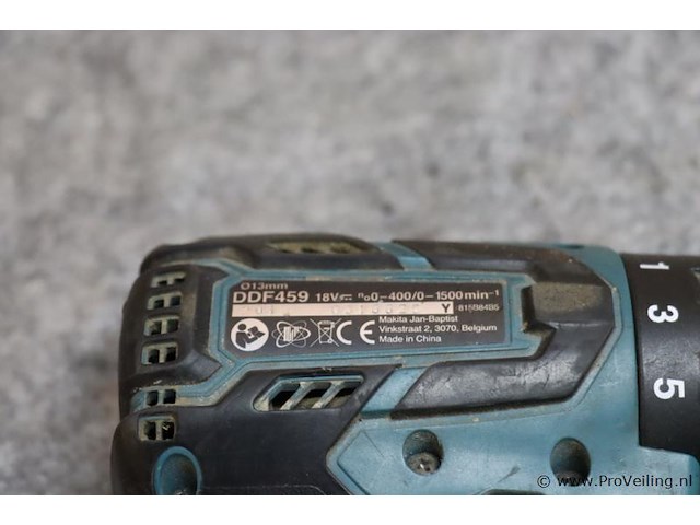 Makita lxt accuboormachine ddf459, 18v - afbeelding 3 van  3