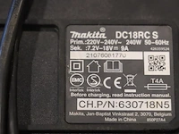 Makita lxt acculader dc18rc - afbeelding 3 van  4