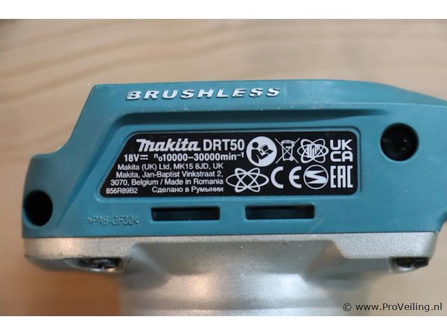 Makita lxt boven- en kantenfrees drt50, 18v - afbeelding 3 van  4