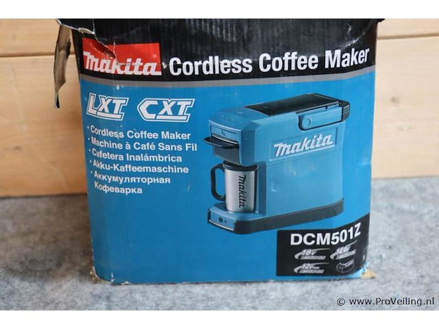 Makita lxt / cxt accu koffiemachine dcm501 - afbeelding 1 van  9