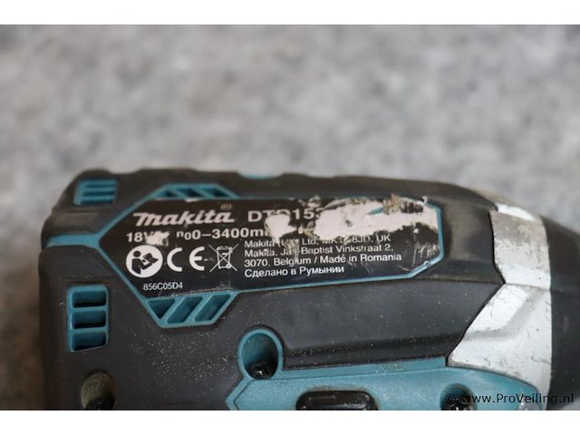 Makita lxt slagschroevendraaier dtd153, 18v - afbeelding 3 van  4