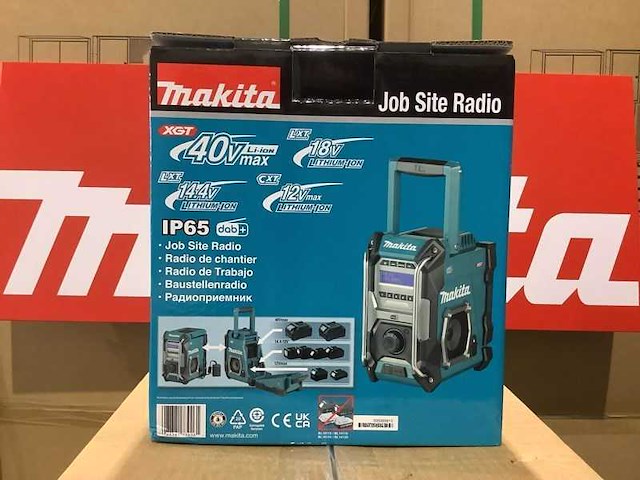 Makita mr003gz dab+ bouwradio op accu - afbeelding 2 van  5