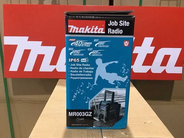 Makita mr003gz dab+ bouwradio op accu - afbeelding 3 van  6