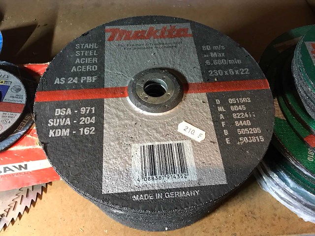 Makita partij slijpschijven - afbeelding 5 van  7