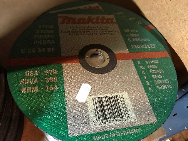 Makita partij slijpschijven - afbeelding 7 van  7