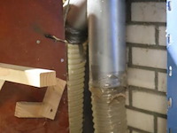 Makita radiaal afkortzaag ls1019l incl. afzuiging en houten onderstel op wielen - afbeelding 2 van  12