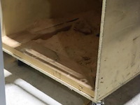 Makita radiaal afkortzaag ls1019l incl. afzuiging en houten onderstel op wielen - afbeelding 3 van  12