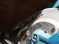 Makita radiaal afkortzaag ls1019l incl. afzuiging en houten onderstel op wielen - afbeelding 6 van  12