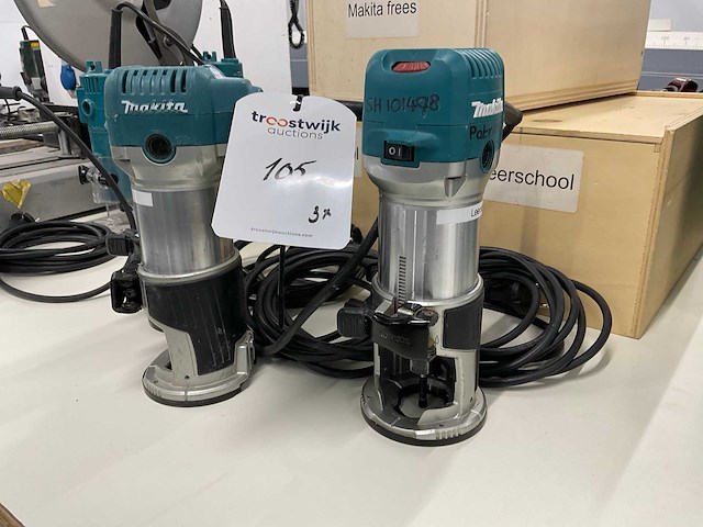 Makita rt0702c kantenfreesmachine (3x) - afbeelding 2 van  3