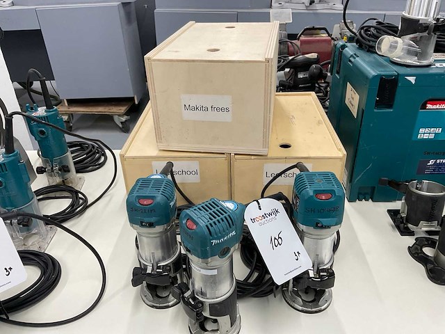 Makita rt0702c kantenfreesmachine (3x) - afbeelding 3 van  3