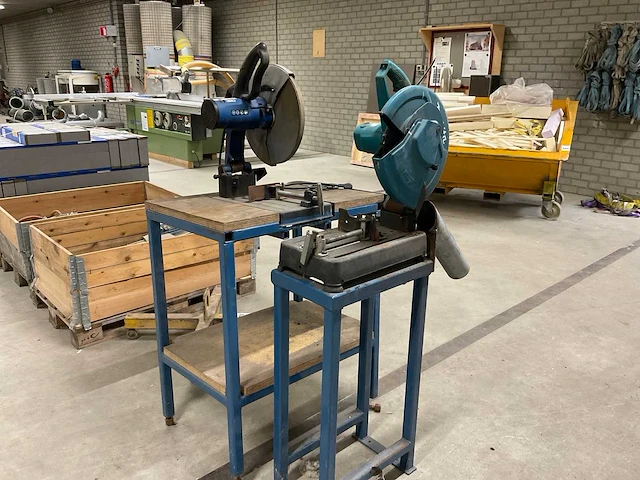Makita, scheppach lw1401 afkortzaag (2x) - afbeelding 2 van  7
