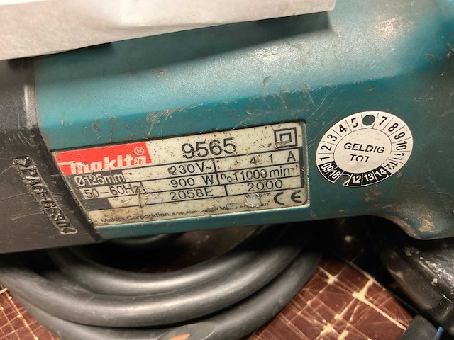 Makita, skil 9565 haakse slijpmachine en poetsmachine - afbeelding 5 van  8