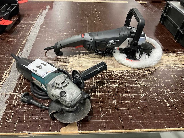Makita, skil 9565 haakse slijpmachine en poetsmachine - afbeelding 7 van  8